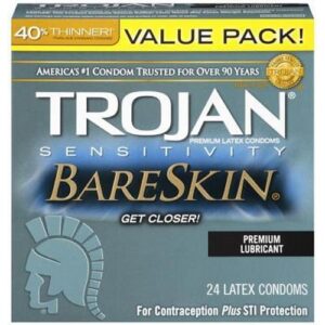 Trojan Sensitivity Bareskin Lubricated