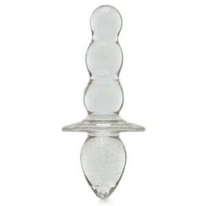 Glas Titus Beaded Glass Butt Plug