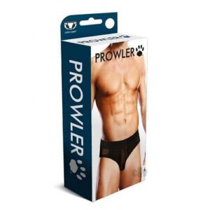 Prowler Black Mesh Open Brief Sm