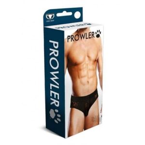 Prowler Black Lace Open Brief Xl