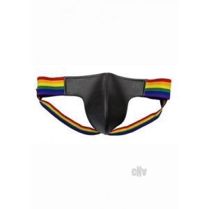 Leather Jock W/ Pride Stripes Md