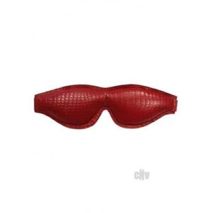 Rouge Anaconda Padded Blindfold Burg/blk