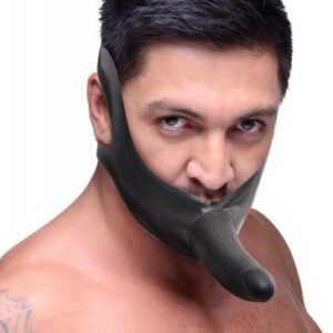 Face Fuk Strap On Mouth Gag Black O/S