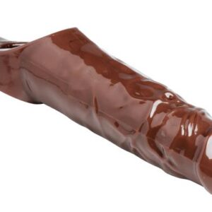 Really Ample Penis Enhancer Sheath Brown