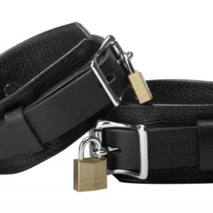 Strict Leather Deluxe Locking Wrist Cuffs