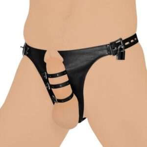 Strict Leather Harness With 3 Penile Straps