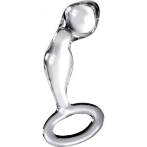 Icicles No 46 Glass Butt Plug Clear