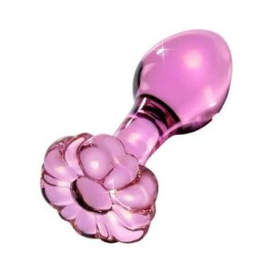 Icicles No 48 Glass Butt Plug Pink
