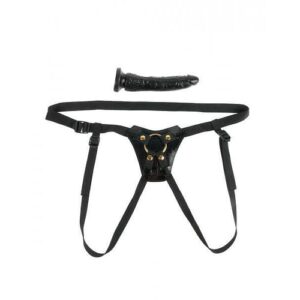 Fetish Fantasy Gold Designer Strap On with Dildo Black