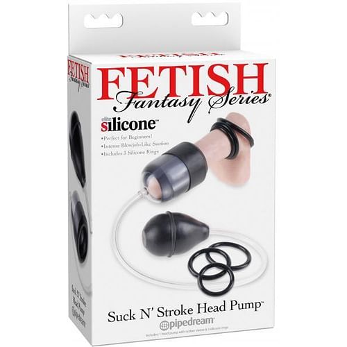 Fetish Fantasy Suck N Stroke Head Pump Black - Image 4