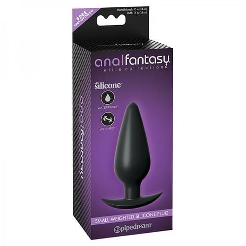 Anal Fantasy Elite Small Weighted Plug Black - Image 3
