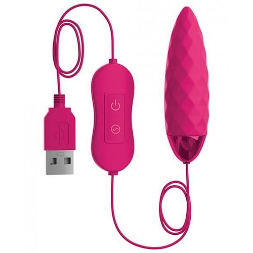 OMG! BULLETS  #FUN USB Powered Bullet Vibrator Fuchsia