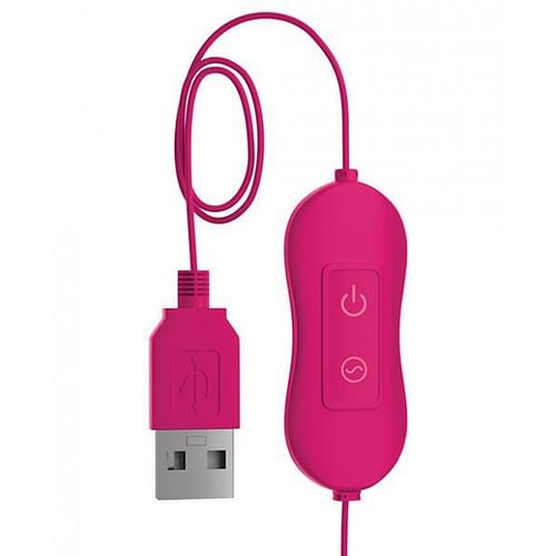 OMG! BULLETS  #FUN USB Powered Bullet Vibrator Fuchsia - Image 5