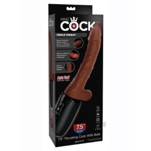 Kc Plug Thrust Cock W/balls 7.5 Brown
