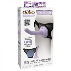 Dillio Platinum Body Dock Se Pegging Kit With 5 In. Silicone Dildo