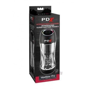 Pdx Elite Viewtube Pro Stroker Clr/blk