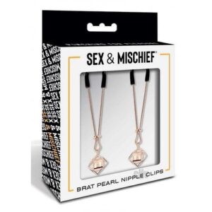 Sandm Brat Pearl Nipple Jewelry Rose Gold