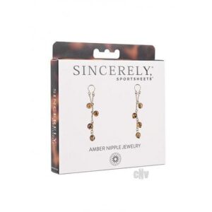 Sincerely Amber Nipple Jewelry