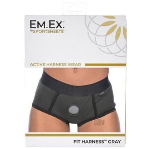 Em Ex Fit Harness Med Gray