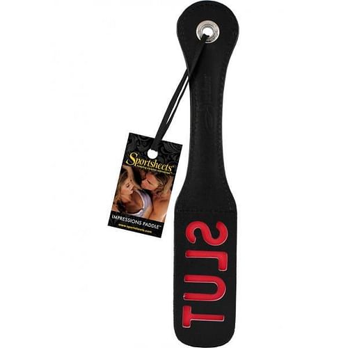 12" Leather Slut Paddle - Image 2