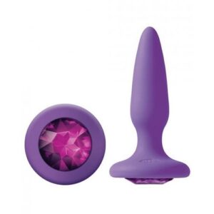 Glams Mini Butt Plug Purple Gem