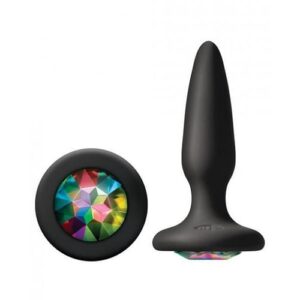 Glams Mini Butt Plug Rainbow Gem