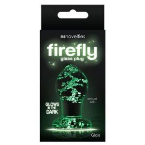 Firefly Glass Plug Small Clear