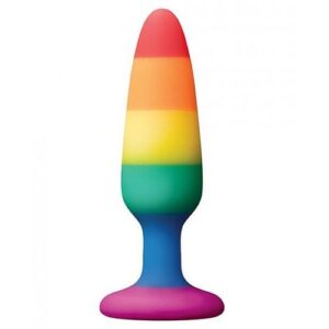 Colours Pride Edition Pleasure Plug Small Rainbow