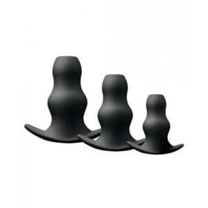 Renegade Peeker Kit Black Hollow Butt Plugs