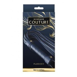 Bondage Couture Flogger Blue