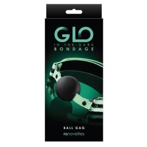 Glo Bondage Ball Gag Green