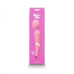 Sugar Pop Aurora Air Pulse And Wand Massager Pink