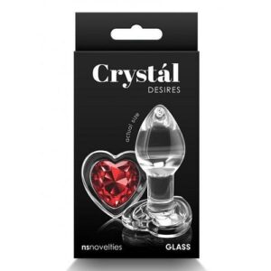 Crystal Desires Red Heart Small