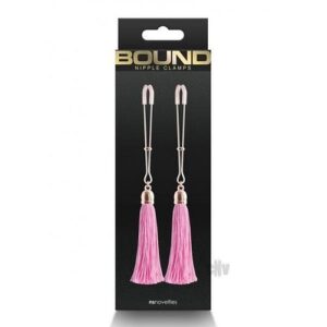 Bound Nipple Clamps T1 Rose Gld/pnk