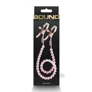 Bound Nipple Clamps Dc1 Rose Gld/pnk