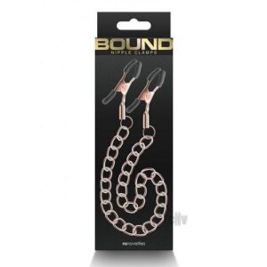 Bound Nipple Clamps Dc2 Rose Gold