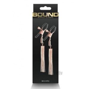 Bound Nipple Clamps D2 Rose Gold