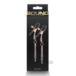 Bound Nipple Clamps D3 Rose Gold