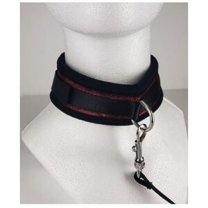 Spartacus Collar & Leash - Neoprene Red