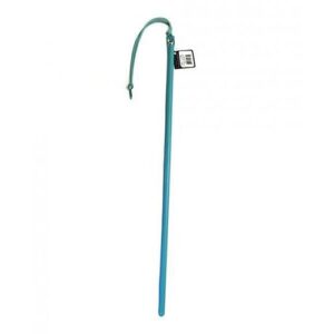 Spartacus 24" Leather Wrapped Cane - Baby Blue