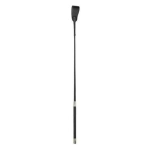 18 inches Medium Tip Riding Crop Black
