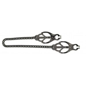 Black Butterfly Nipple Clamps With Chain