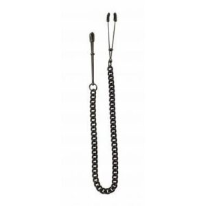 Black Tweezer Clamp W/Link Chain