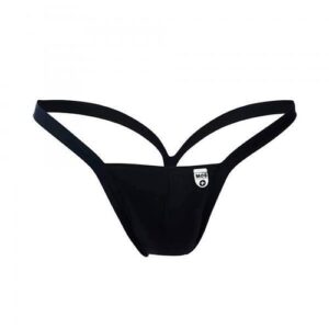 Mob Y Buns Thong Black Medium