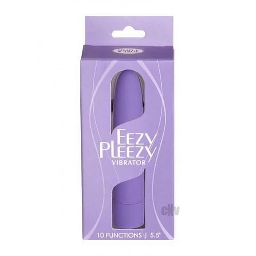 Simple & True Eezy Pleezy Classic Vibrator 5.5 In. Purple - Image 2