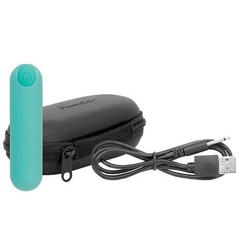Essential Power Bullet Vibrator Teal Green