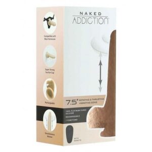 Naked Addiction Rotate/vibe Dong 7.5 Van