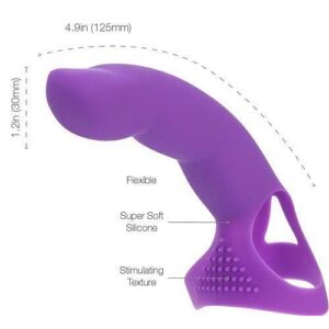 Simple And True Extra Touch Finger Dong Purple