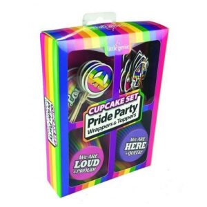 Pride Party Cupcake Set 24 Wrappers & Toppers