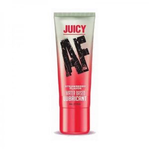 Juicy Af Water-based Lube - Strawberry 4 Oz